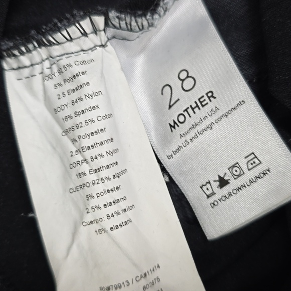 Mother The Looker Ankle Fray Jeans in Guilty As Sin (Maternity) - Picture 5 of 11